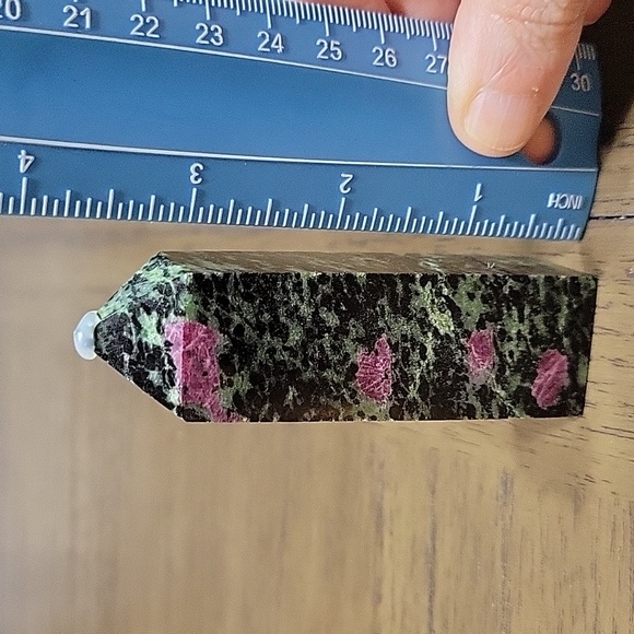 Ruby In Zoisite Crystal Tower - Picture 6 of 7